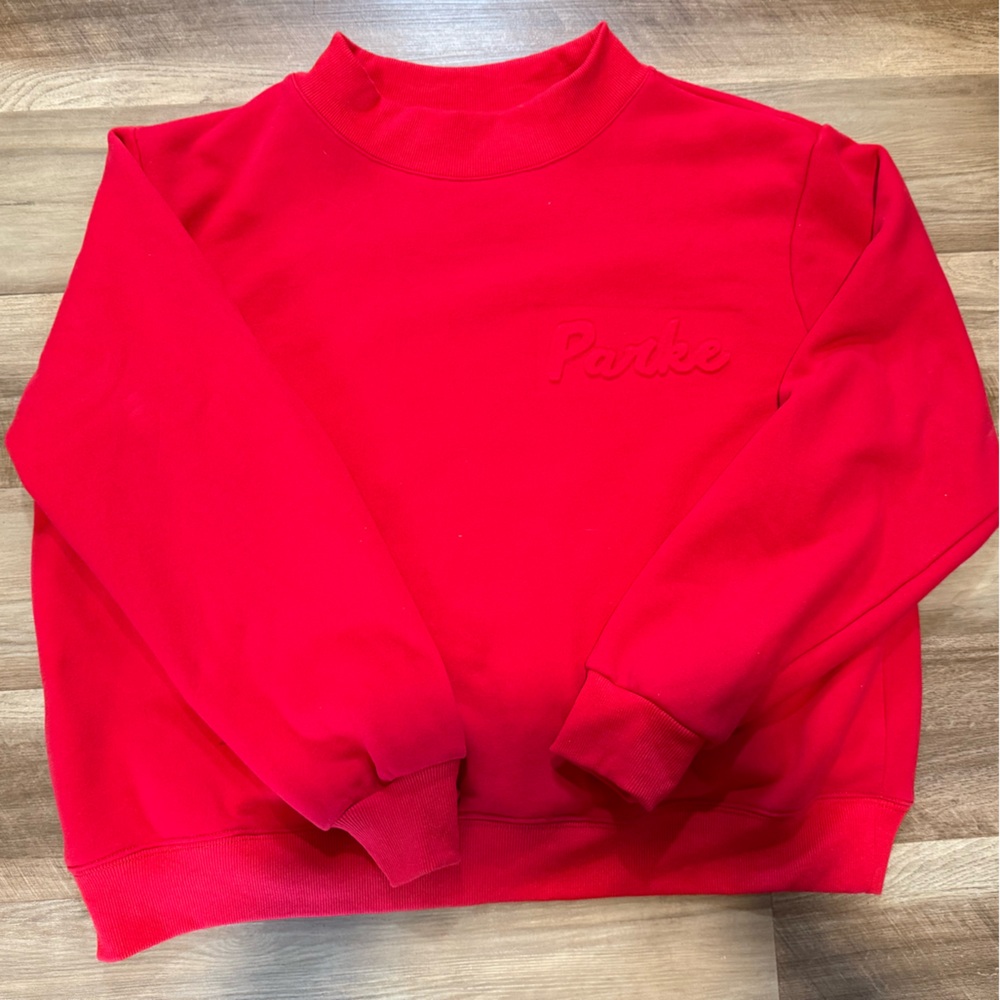 Parke Valentines Day Embossed Mockneck